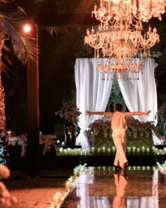 Ballerino in passarella, luxury wedding in Sicily